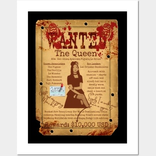 The Queen Wanted Poster Posters and Art